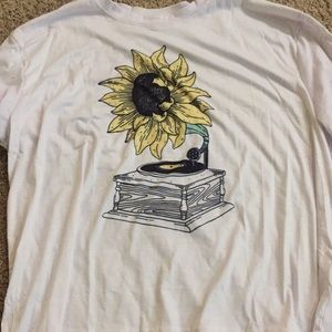 Sunflower design Plus size Shirt